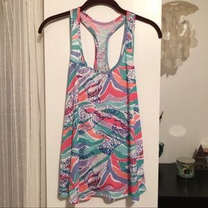 Lilly Pulitzer Tiger Pattern Tank Top
